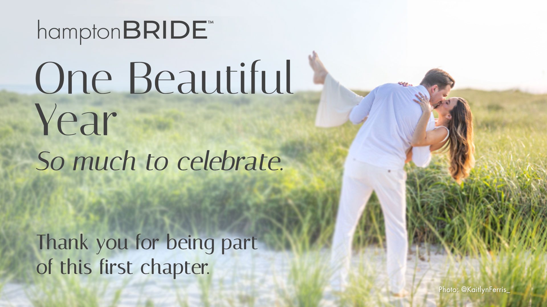One year of hamptonBRIDE so much to celebrate